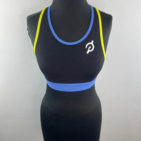 PELOTON Cadent Multi Support Bra Stretch Double Knit Scoop Neck Racerback Sz XS - Picture 2 of 9